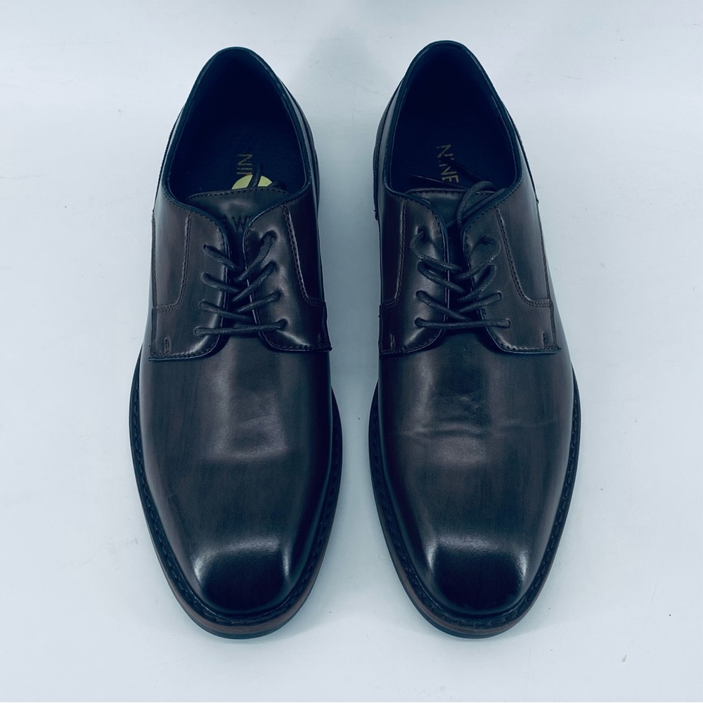 Nine West Divakar Oxford Brown Lace Up Almond Toe Dress Shoe Men's Size 9 NEW - Picture 4 of 11